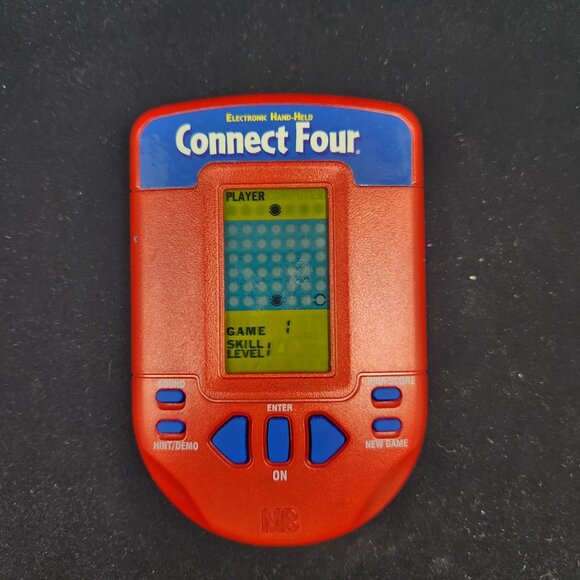 Connect Four Milton Bradley Electronic Handheld Game - 2002 Hasbro Works - Picture 8 of 8